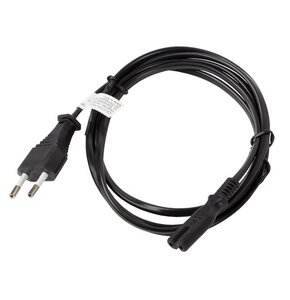 Kabel zasilający EU 2 pin (CEE 7/16) - IEC 320 C7 LANBERG 3 m