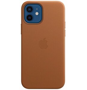 Etui APPLE Leather Case MagSafe do iPhone 12/12 Pro Naturalny brąz