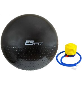 Piłka gimnastyczna EB FIT Half Fit Czarny (75 cm)