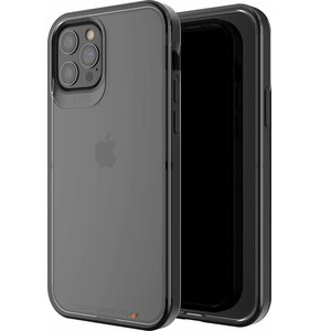 Etui GEAR4 Hackney 5G do Apple iPhone 12/12 Pro Przezroczysty-czarny
