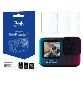 Szkło hybrydowe 3MK FlexibleGlass Cam Protection do GoPro HERO 9 Black