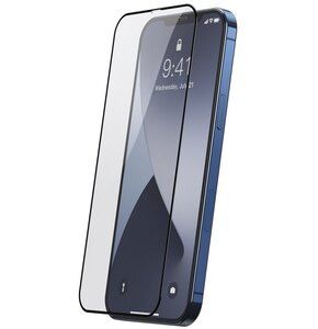 Szkło hartowane BASEUS Tempered Glass do Apple iPhone 12/12 Pro (2 sztuki) Czarny