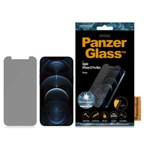 Szkło prywatyzujące PANZERGLASS do Apple iPhone 12 Pro Max Czarny
