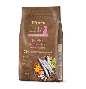 Karma dla psa FITMIN Purity Puppy Śledź morski z jagnięciną 2 kg