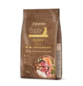 Karma dla psa FITMIN Purity Puppy Jagnięcina z łososiem 2 kg