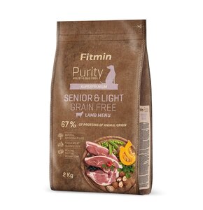Karma dla psa FITMIN Purity Senior & Light Jagnięcina 2 kg