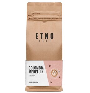 Kawa ziarnista ETNO CAFE Colombia Medellin Arabica 1 kg