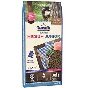 Karma dla psa BOSCH Medium Junior Drób 15 kg