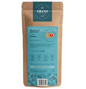 Kawa mielona GRANO TOSTADO Brazylia Santos Piernik Arabica 0.5 kg