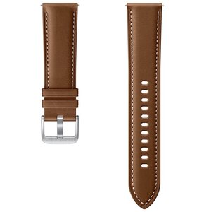 Pasek SAMSUNG Stitch Leather Band do Galaxy Watch/Watch 3 Brązowy