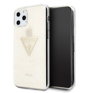 Etui GUESS Solid Glitter do Apple iPhone 11 Pro Złoty