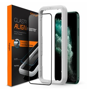 Szkło hartowane SPIGEN ALM Glass FC do Apple iPhone 11 Pro Max Czarny