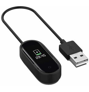 Ładowarka do smartbanda TECH-PROTECT USB Charger 20 cm do Xiaomi Mi Band 4 Czarny