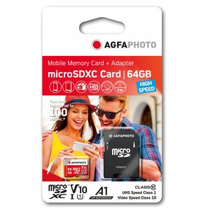 Karta pamięci AGFAPHOTO micro SDXC 64GB