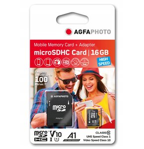 Karta pamięci AGFAPHOTO micro SDHC 16GB