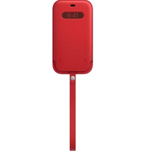 Etui Leather APPLE z MagSafe do Apple iPhone 12/12 Pro Czerwony