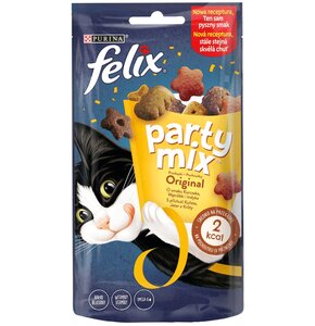 Karma dla kota FELIX Party Mix Kurczak z wątróbką i indykiem 60 g