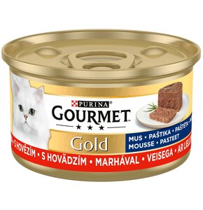 Karma dla kota GOURMET Gold Mus Wołowina 85 g