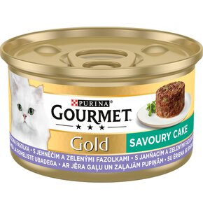 Karma dla kota GOURMET Gold Savoury Cake Jagnięcina i zielona fasola 85 g