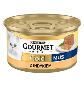 Karma dla kota GOURMET Gold Mus Indyk 85 g