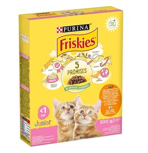 Karma dla kota FRISKIES Junior Kurczak z mlekiem i warzywami 300 g