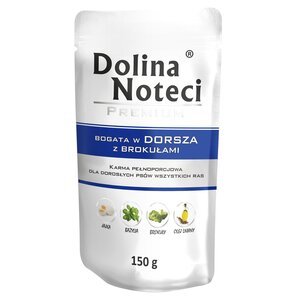 Karma dla psa DOLINA NOTECI Premium Dorsz z brokułami 150 g
