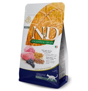 Karma dla kota FARMINA N&D Ancestral Grain Jagnięcina z borówką 1.5 kg