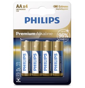 Baterie AA LR6 PHILIPS (4 szt.)