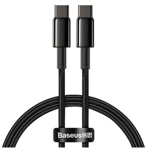 Kabel USB-C - USB-C BASEUS Tungsten Gold 100W 1 m