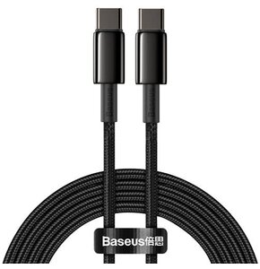 Kabel USB-C - USB-C BASEUS Tungsten Gold 100W 2 m