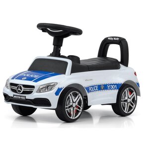 Jeździk MILLY MALLY Mercedes AMG C63 Coupe S Police Biało-niebieski