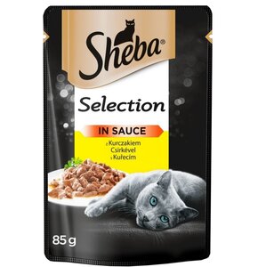 Karma dla kota SHEBA Cuisine Kurczak w sosie 85 g