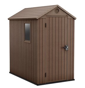 Domek narzędziowy KETER Darwin 4x6 Brązowy 125.8 x 184.5 x 205 cm