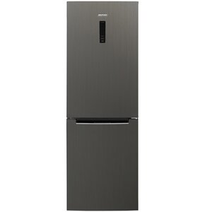 Lodówka MPM 357-FF-30 No frost 185cm Ciemny Inox