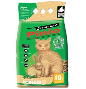 Żwirek dla kota SUPER BENEK Super Pinio Zielona herbata 10 L