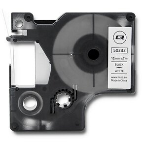 Taśma QOLTEC do Dymo D1 45013 12 mm x 7 m Biały