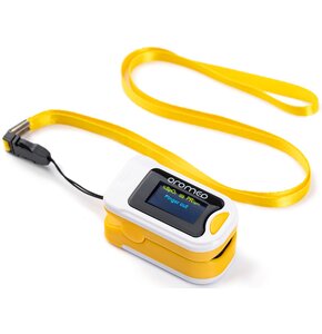 Pulsoksymetr OROMED Oro-Pulse Żółty Certyfikat Medyczny