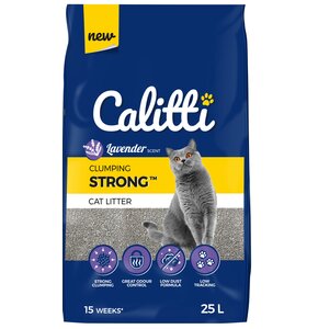 Żwirek dla kota CALITTI Strong Lavender 25 L