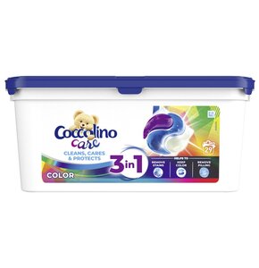 Kapsułki do prania COCCOLINO Care 3 in 1 Color - 29 szt.