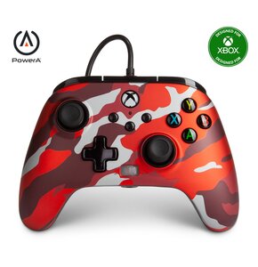 Kontroler POWERA Enhanced Metalic Red Como (Xbox)