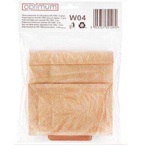 Worek do odkurzacza OPTIMUM W04 OK-1580 (5 sztuk)