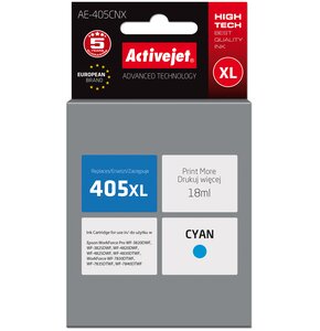 Tusz ACTIVEJET do Epson 405XL C13T05H24010 Niebieski 18 ml AE-405CNX