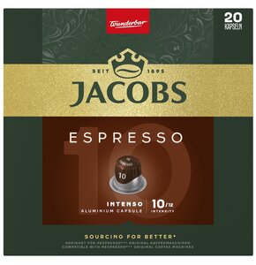 Kapsułki JACOBS Espresso Intenso 10 do ekspresu Nespresso