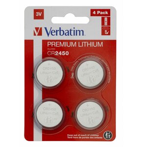 Bateria CR2450 VERBATIM (4 szt.)