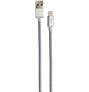 Kabel USB - Lightning GRIXX 1 m Szaro-biały