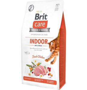 Karma dla kota BRIT CARE Grain-Free Indoor z kurczakiem 7 kg