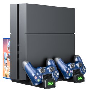 Podstawka chłodząco - ładująca FROGGIEX do PS4 Czarny