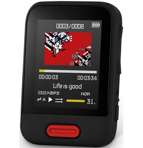 Odtwarzacz MP3 SENCOR SFP 7716 16 GB Czarny
