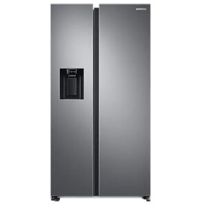 Lodówka SAMSUNG RS68A8841S9 EF Side by Side No frost 178cm Srebrna Podajnik wody Kostkarka