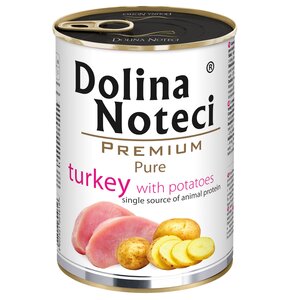 Karma dla psa DOLINA NOTECI Premium Pure Indyk z ziemniakami 400 g